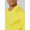 T-shirt double peau sport manches longues unisexe