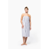 Fouta rayée avec franges