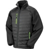 Veste softshell rembourrée black compass recyclée