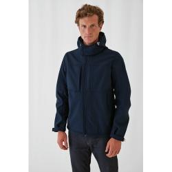 Veste softshell capuche homme