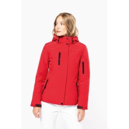 Parka softshell doublée capuche femme