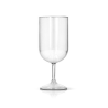 VERRE A PIED EN PLASTIQUE REUTILISABLE TRITAN 18 cl RAS BORD