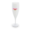 FLUTE A CHAMPAGNE PLASTIQUE REUTILISABLE 14 cl RAS BORD